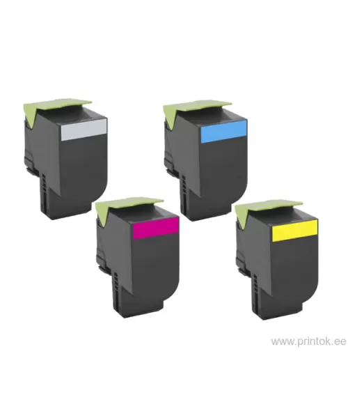 Lexmark 802S, CX310 / CX410 / CX510 CMYK